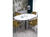 Pikendatav laud VERTIGO valge marmor pilt 4