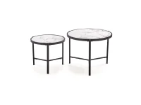 Diivanilaud FATIMA valge + must (2 tk) pilt 5