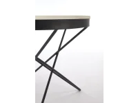 Diivanilaud LEILA 2 - valge / must pilt 4