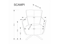 Кресло SCAMPI серый pilt 9