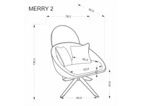 Tugitool MERRY 2 kreemjas pilt 9