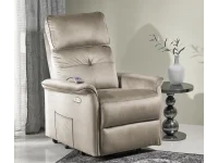 Кресло SEMIR 2 recliner электрический - Бежевый pilt 2
