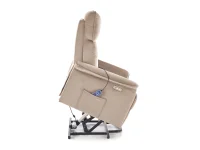 Кресло SEMIR 2 recliner электрический - Бежевый pilt 7