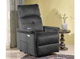 Tugitool SEMIR 2 elektriline recliner - Must