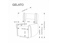 Кресло GELATO recliner электрический - Бежевый pilt 9