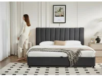Voodi 140x200 MILANA  tõstemehhanismiga - Hall pilt 3