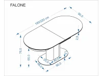 Pikendatav laud FALONE pilt 3