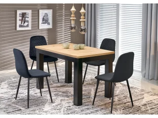Pikendatav laud GIZMO artisan tamm / must pilt