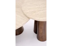 Diivanilaud FRIDA travertiin / pähkel pilt 7