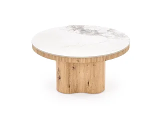 Diivanilaud MAGNUM valge marmor / looduslik pilt
