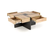 Diivanilaud SEVILLA S craft oak / black pilt 9