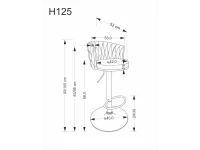 Baaritool H125 must / hall pilt 4