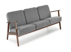 Diivan MILANO 3S hall CASTEL 93 / tume pähkel
