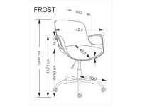 Рабочее кресло FROST black pilt 5
