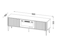 TV-alus BELUCI RTV-1 kassmeer / kreemona tamm pilt 4