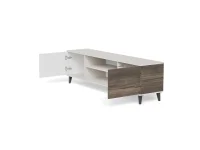 TV-alus RANDOM 2 RTV-K  kaminaga 180 cm, kašmiir / pähkel / must pilt 6