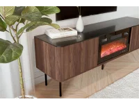Kummut SOLANO KM-1 soe pähkel / must marmor pilt 4