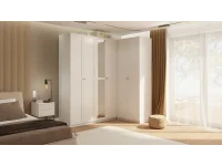 Riidekapp BEN 2D+1D+2HDF+1PGL - Valge pilt 9
